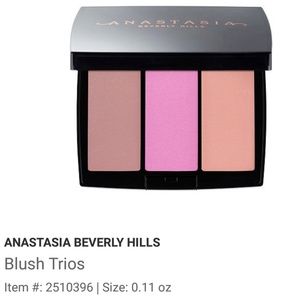 Anastasia blush trio in pool party